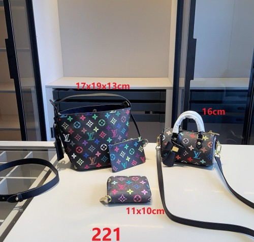 Split leather bag a set,3A ,no box,  B75-221