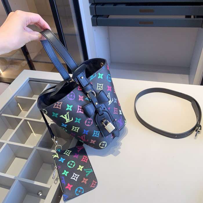 Split leather bag a set,3A ,no box,  B75-221