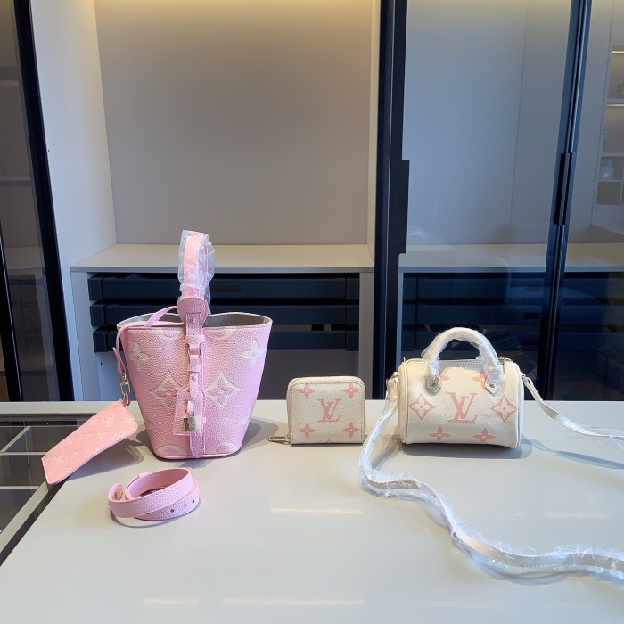 Split leather bag a set,3A ,no box,  B75-223