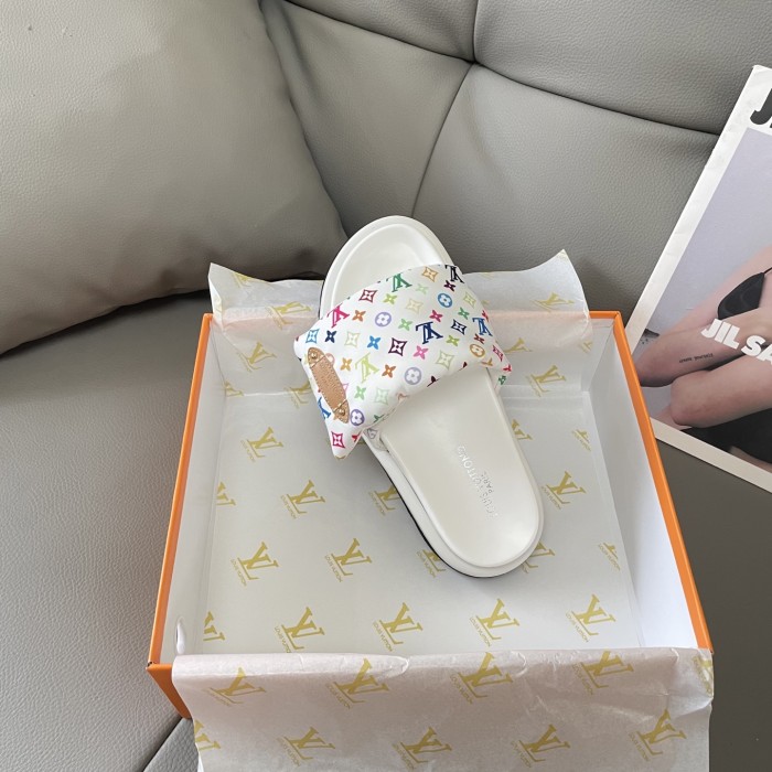 Women men flat slipper shoes, size 35-44, SS60-2973