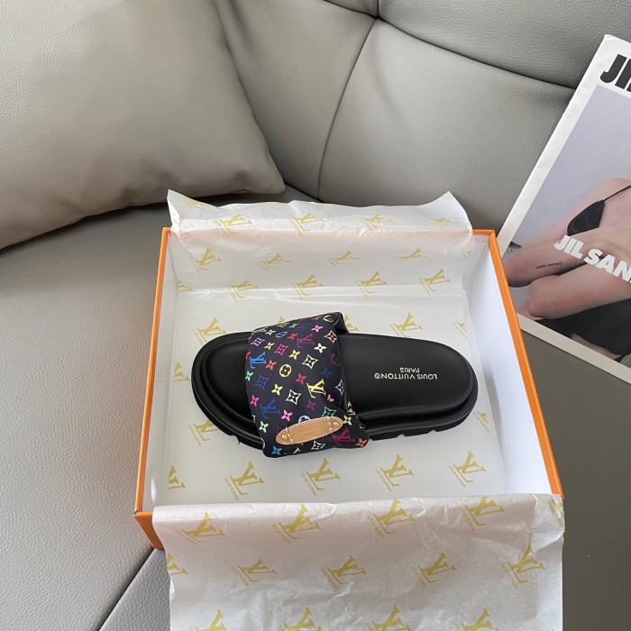 Women men flat slipper shoes, size 35-44, SS60-2974