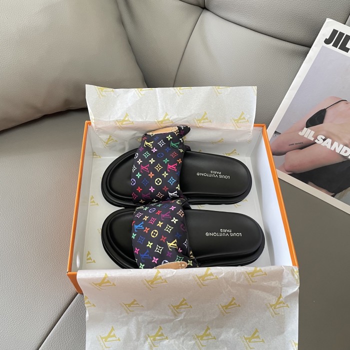 Women men flat slipper shoes, size 35-44, SS60-2974