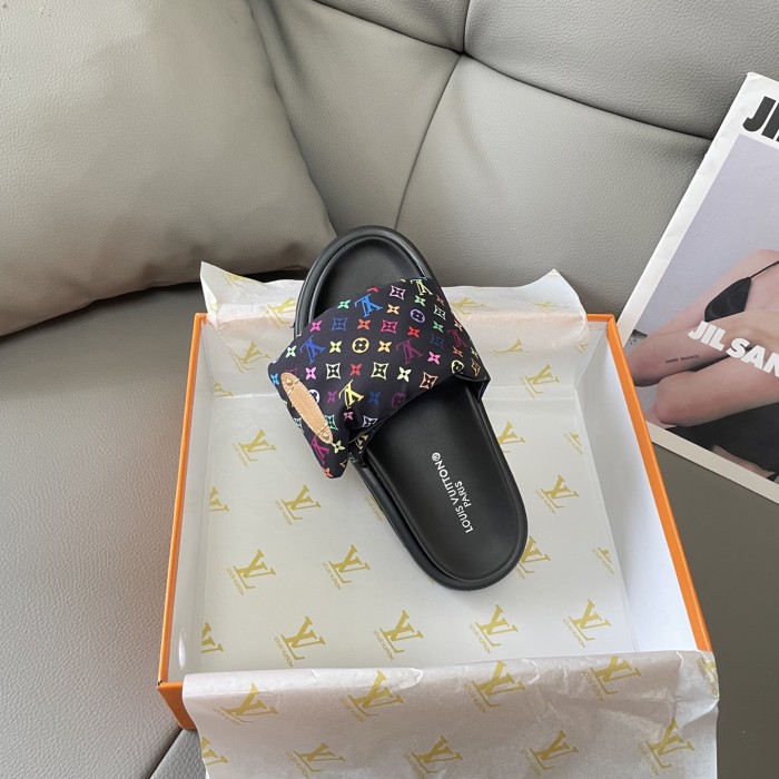 Women men flat slipper shoes, size 35-44, SS60-2974