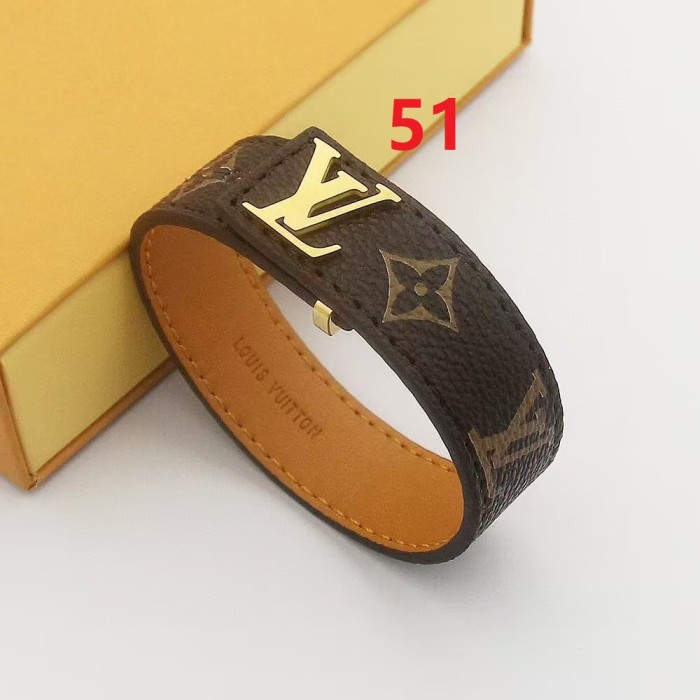 Leather bangle  jewelry , with box, J25-50-51