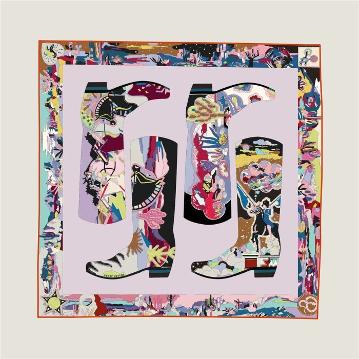 Silk scarf for women, size: 90cm, no box. SF20-8-10