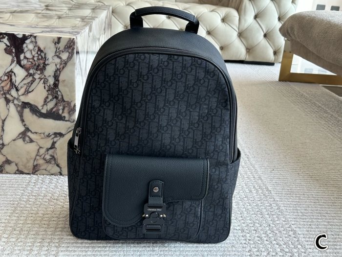 Canvas split leather bag ,4A , size 32x42cm,no box,  B80-15