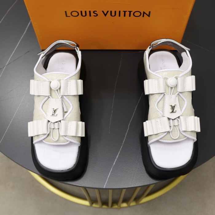 Women men leather flat sandals shoes,size 35-45, SS110-597