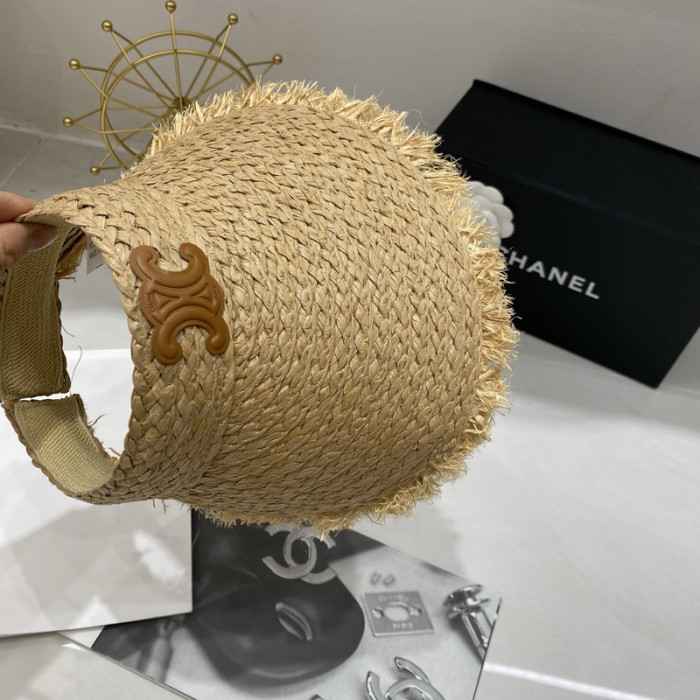 Fashion hat 🏖️➕ straw bag ⛱️ set  ,no box. HX40-24