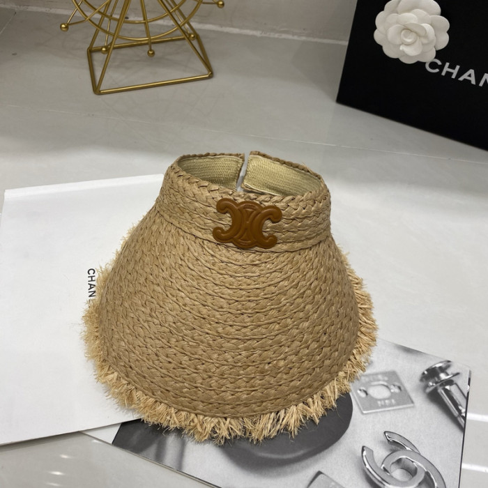 Fashion hat 🏖️➕ straw bag ⛱️ set  ,no box. HX40-24