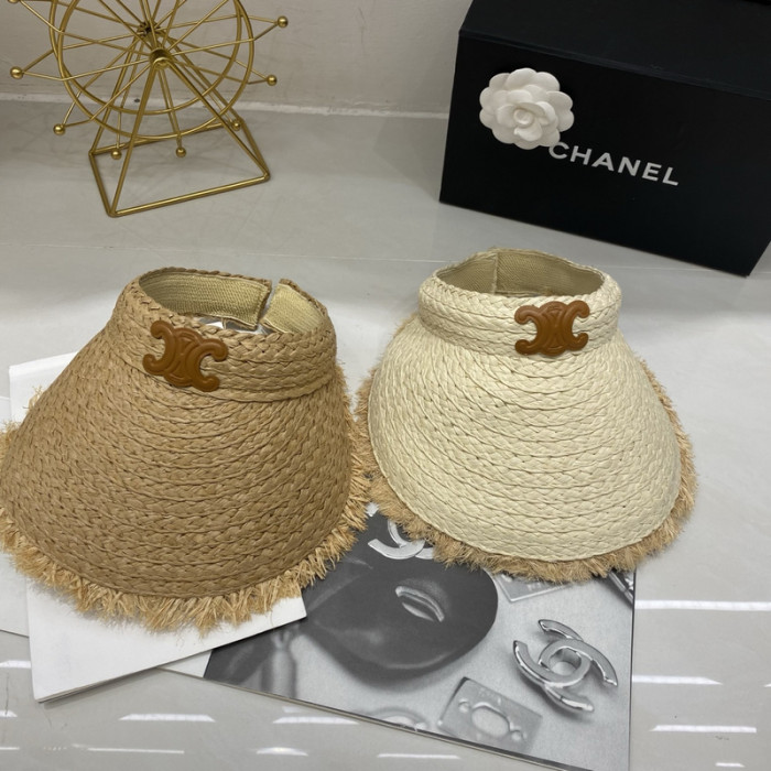 Fashion hat 🏖️➕ straw bag ⛱️ set  ,no box. HX40-24