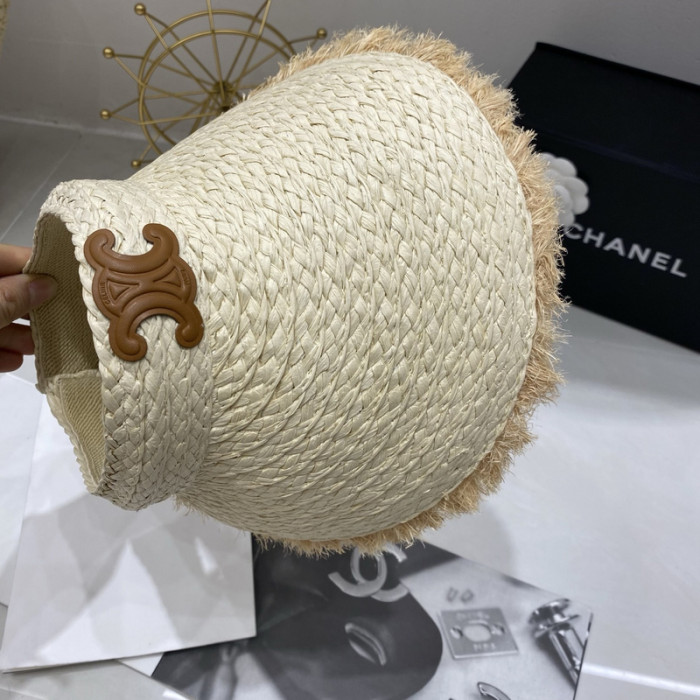 Fashion hat 🏖️➕ straw bag ⛱️ set  ,no box. HX40-24