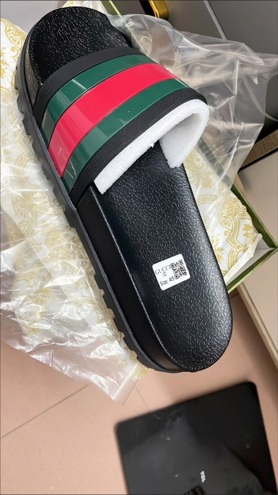 Women men flat slipper shoes, size 35-46, with box,SS50-257-258