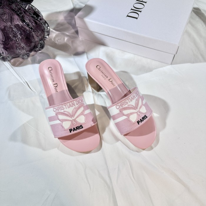 Women heel slipper shoes, size 35-42, with box,SS50-279