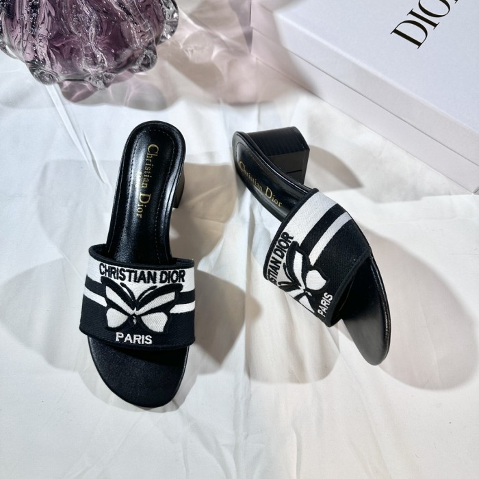 Women heel slipper shoes, size 35-42, with box,SS50-278