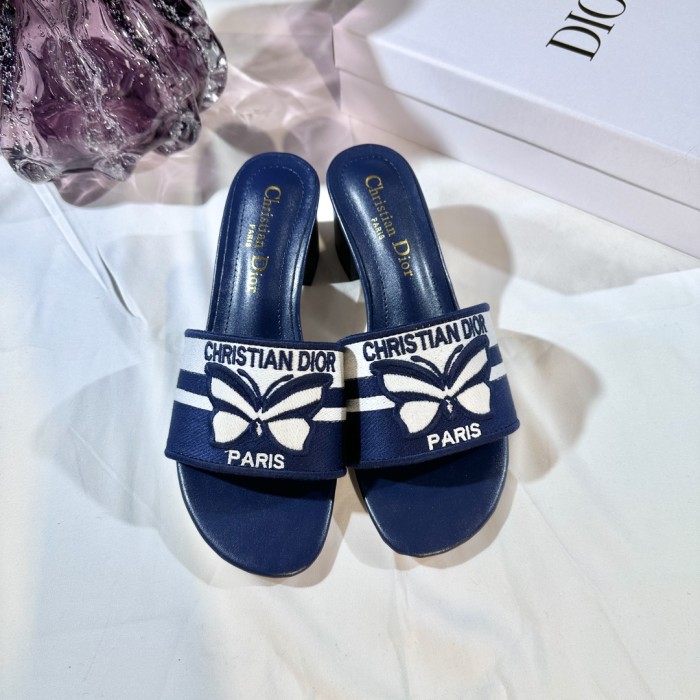 Women heel slipper shoes, size 35-42, with box,SS50-276