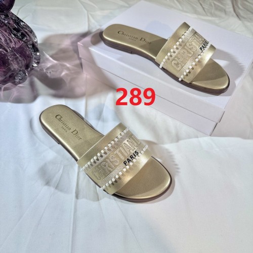 Women flat slipper shoes, size 35-42, with box,SS50-289