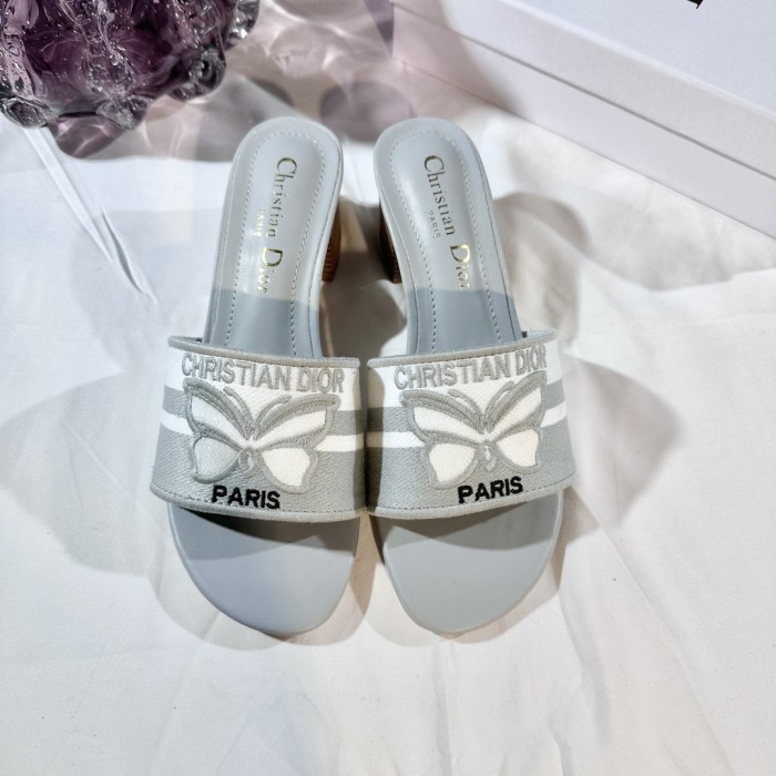 Women heel slipper shoes, size 35-42, with box,SS50-277