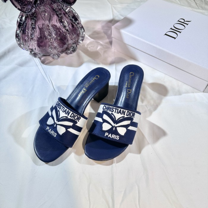 Women heel slipper shoes, size 35-42, with box,SS50-276