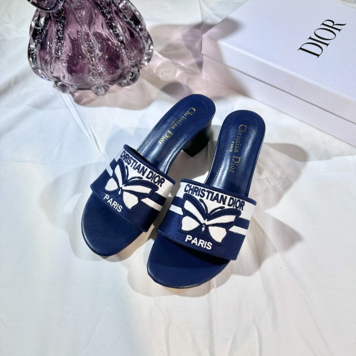 Women heel slipper shoes, size 35-42, with box,SS50-276