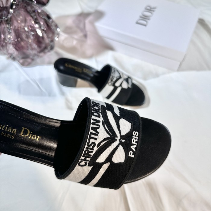 Women heel slipper shoes, size 35-42, with box,SS50-278