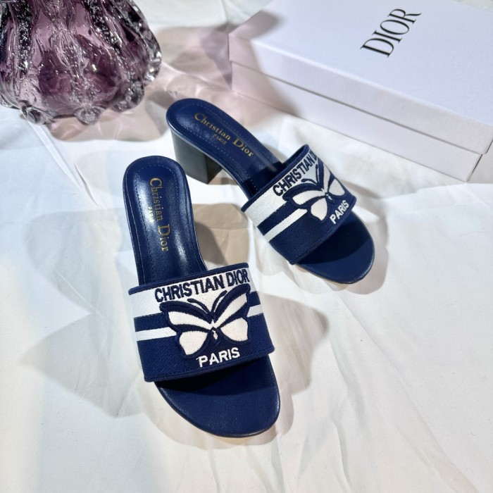 Women heel slipper shoes, size 35-42, with box,SS50-276