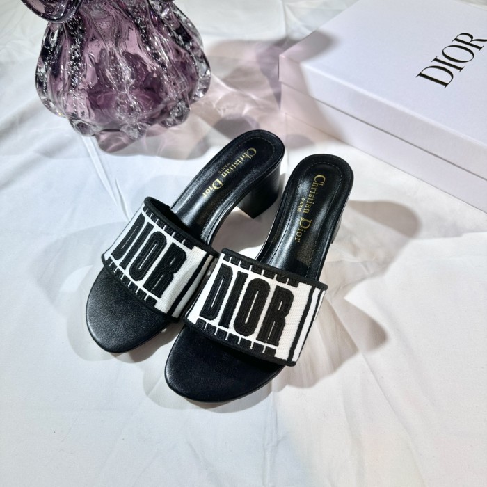 Women heel slipper shoes, size 35-42, with box,SS50-269