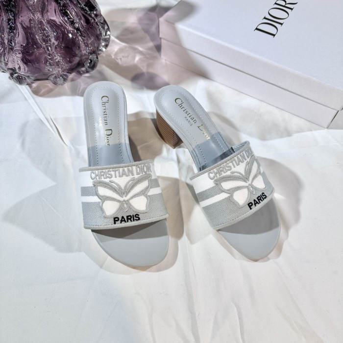Women heel slipper shoes, size 35-42, with box,SS50-277