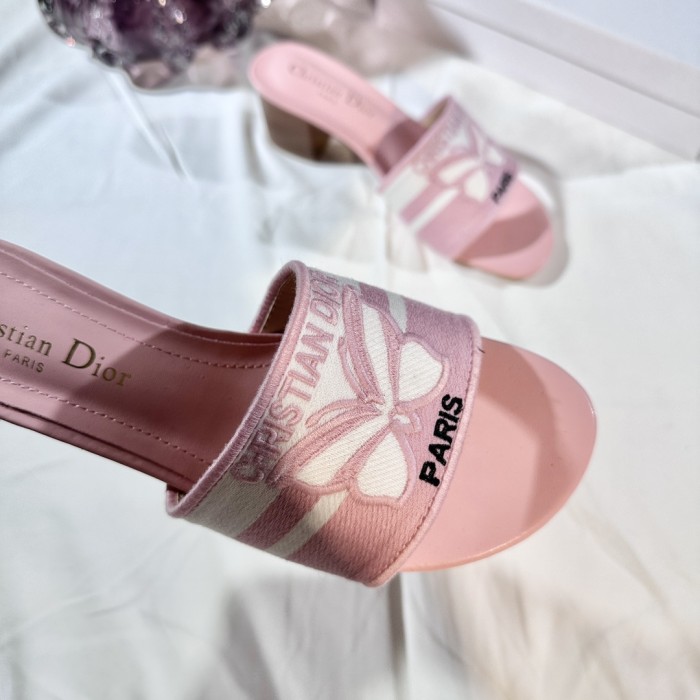 Women heel slipper shoes, size 35-42, with box,SS50-279