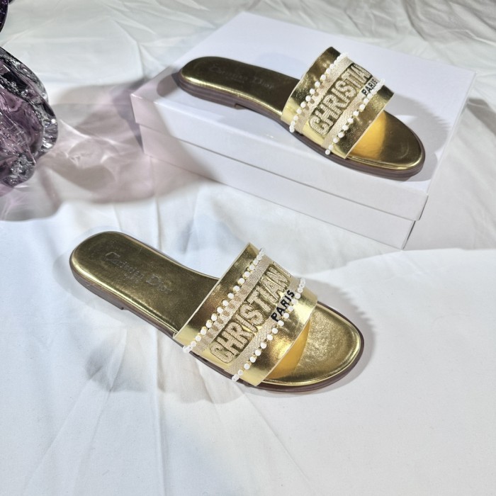 Women flat slipper shoes, size 35-42, with box,SS50-287