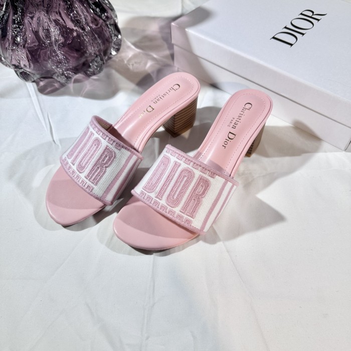 Women heel slipper shoes, size 35-42, with box,SS50-268