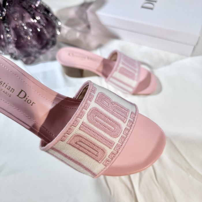 Women heel slipper shoes, size 35-42, with box,SS50-268