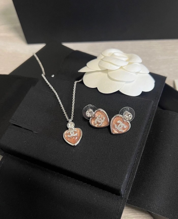 Necklace earring  jewelry ,with box,  J25-62-66