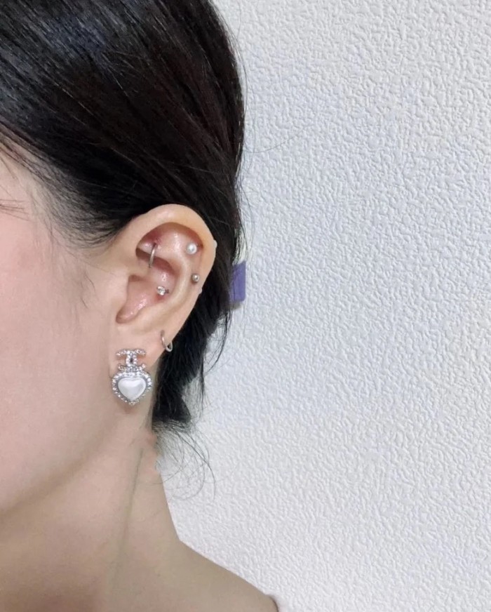 Earring  jewelry ,with box,  J25-104