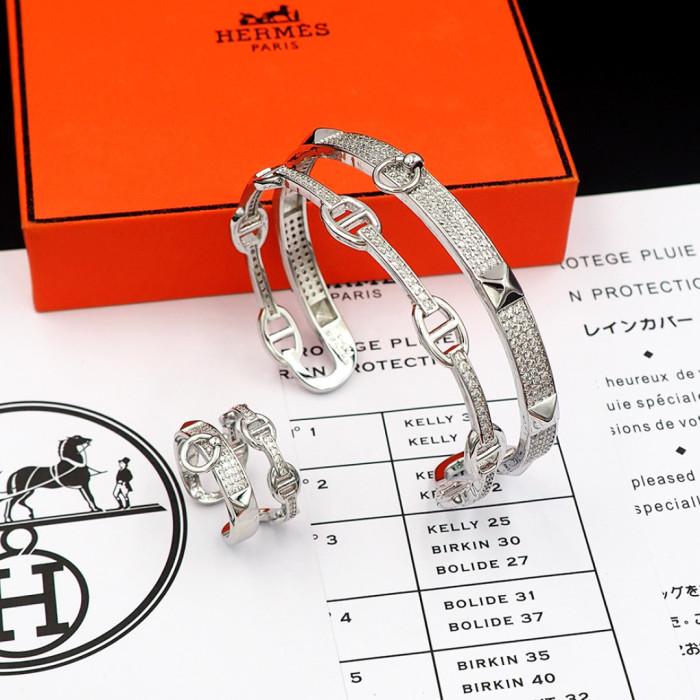 Bracelet bangle,Ring, Earring, jewelry ,with box,  J25-121-122