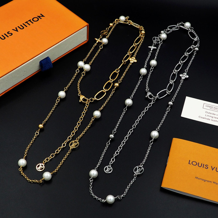 Necklace jewelry ,with box,  J25-123-124