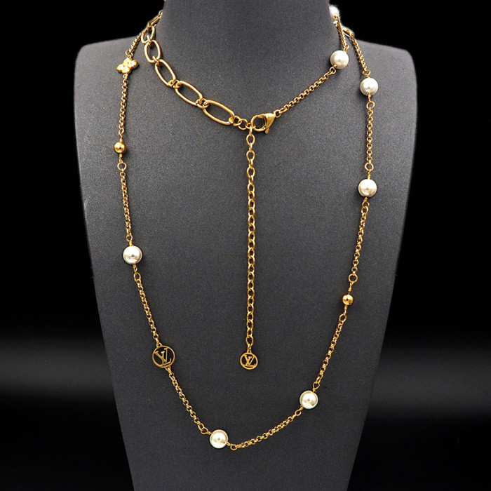 Necklace jewelry ,with box,  J25-123-124