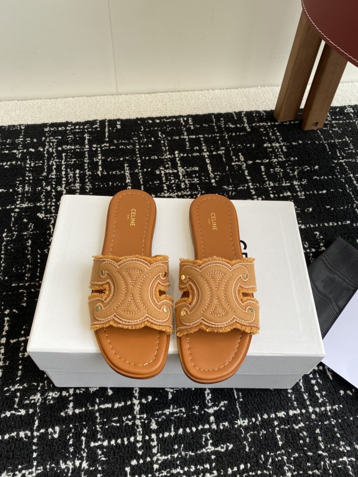 Women flat slipper shoes, with box, size 35-41, SS50-215
