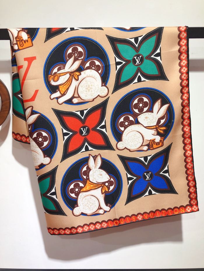 Cotton silk scarf, size 90x90cm, SF20-16