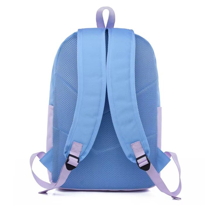 Waterproof Oxford backpack school bag ,  no box, size 32x16x45cm , B28-187-190