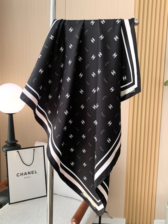 Cotton silk scarf, size 90x90cm, SF20-24