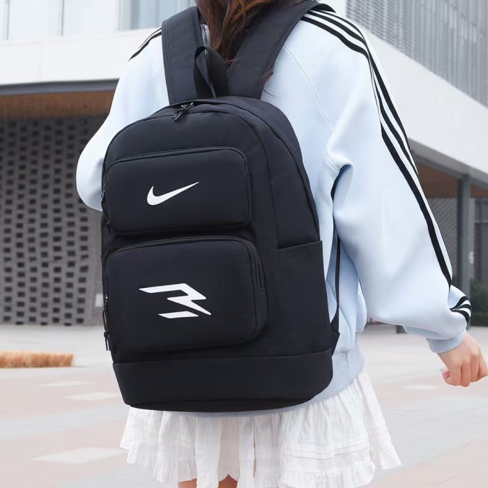 Waterproof Oxford backpack school bag ,  no box, size 32x16x45cm , B28-187-190