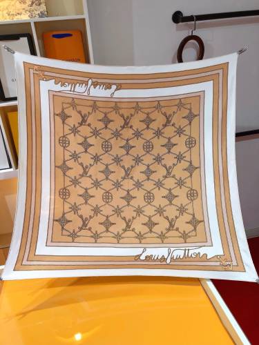 Cotton silk scarf, size 90x90cm, SF20-17
