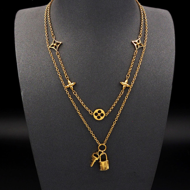 Necklace jewelry ,with box, J25-127-130