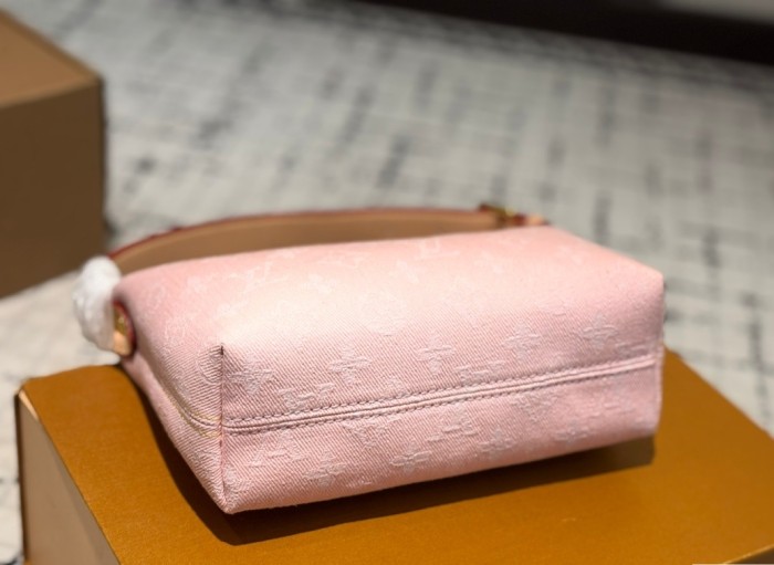 Denim split leather bag, 4A,size 19x11cm,no box,B50-41