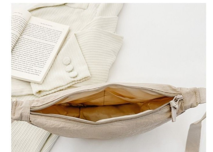 Waist bag, sports yoga bag, crossbody bag, velvet material. size: 33*17cm, shoulder strap length: 115cm.B15-38-45