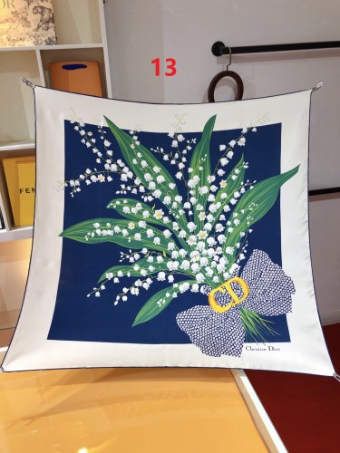 Cotton silk scarf, size 90x90cm, SF20-13