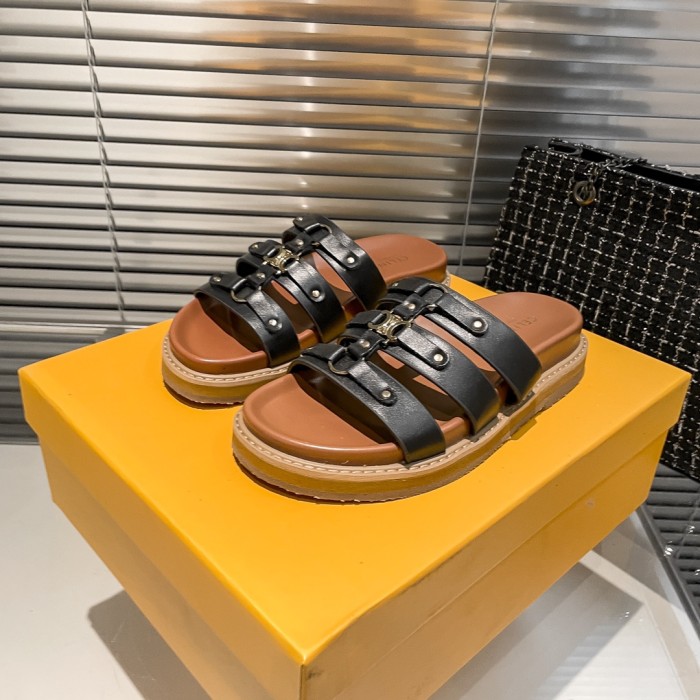 Women flat slipper shoes,  size 35-40, SS60-3063-3065