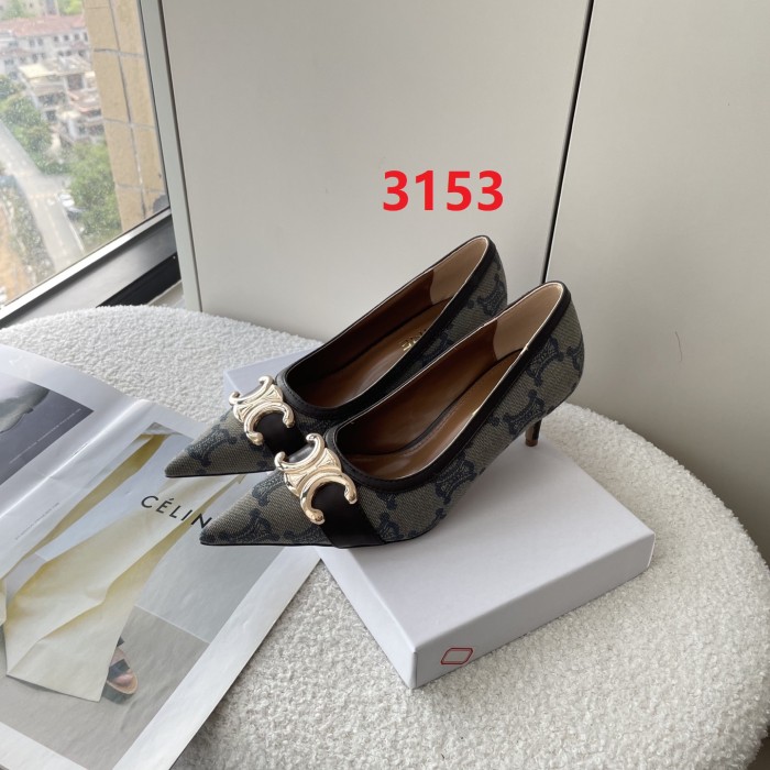 Women heel shoes,heel 6cm,size 34-42, SS60-3153