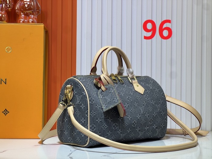 Split leather canvas bag ,4A ,size 30x21x17cm,no box,  B80-96
