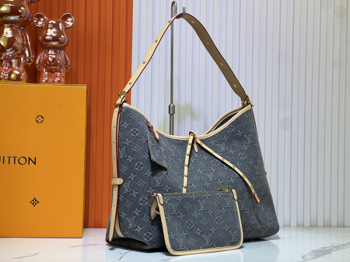 Split leather canvas bag ,4A ,size 39x30x15cm,no box,  B80-95